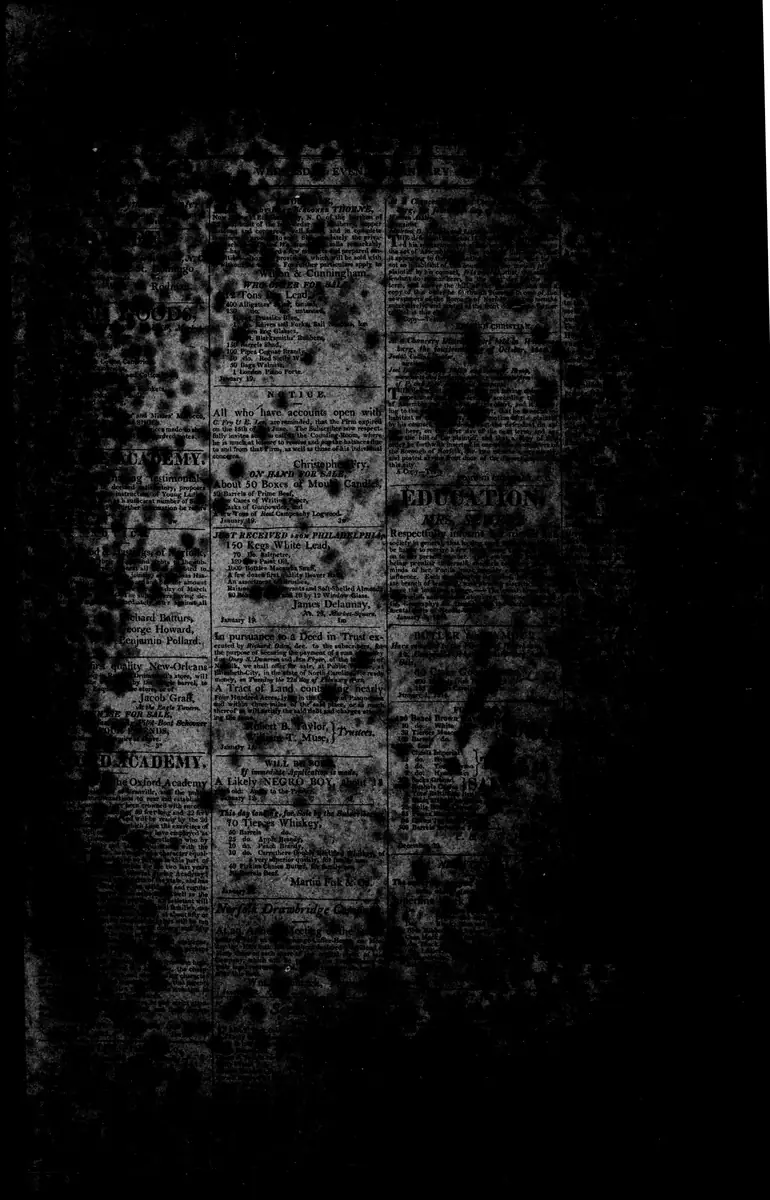 Extremely difficult newspaper scan