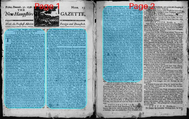 Clear, easy-to-read newspaper article