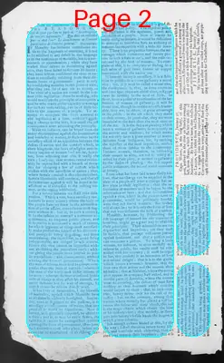 Newspaper article requiring closer inspection