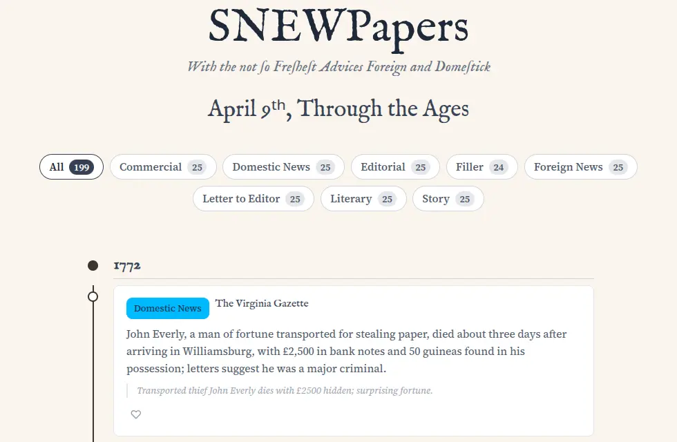 Example Today in History